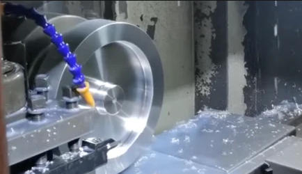 One of the processing steps on the CBN knife sharpening wheel body